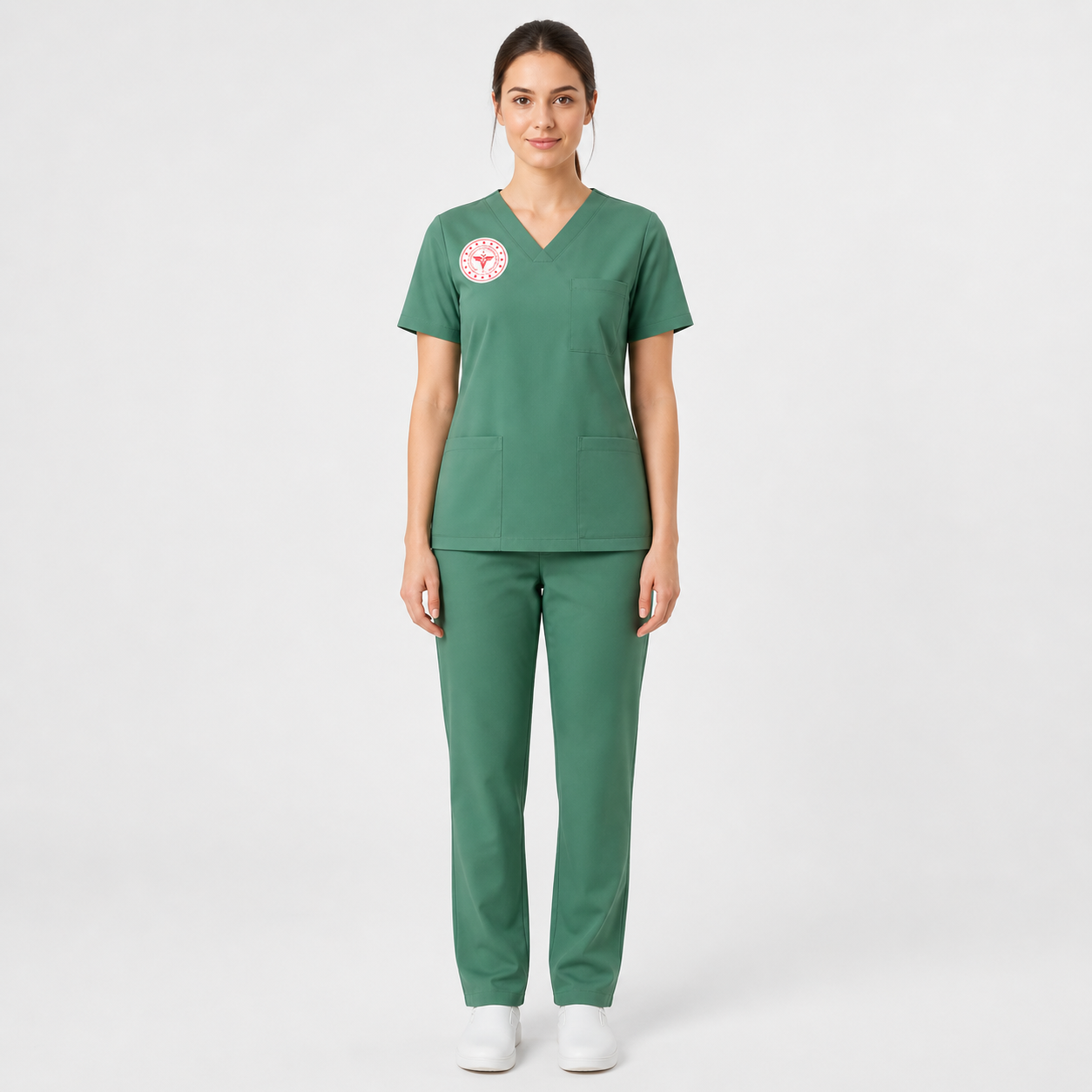 Sebat® 4Stretch™ Ameliyathane Forması Cerrahi Takım - Frosty Spruce