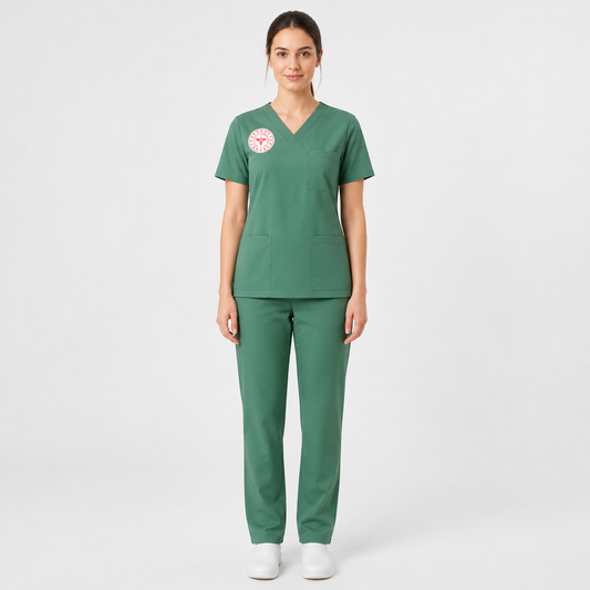 Sebat® 4Stretch™ Ameliyathane Forması Cerrahi Takım - Frosty Spruce