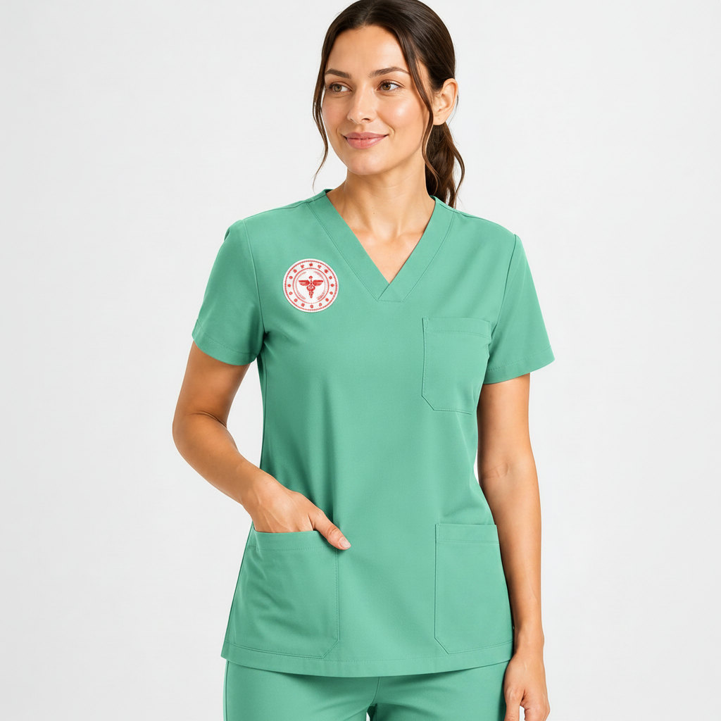 Sebat® 4Stretch™ Bermuda Rengi Üniforma Açılı Görünüm - 2026 Yönetmeliği