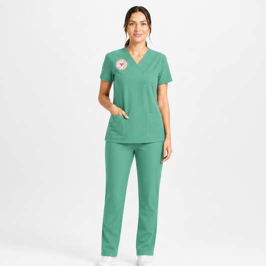 Sebat® 4Stretch™ Aile Sağlığı Merkezi ASM Forması - Bermuda Rengi Önden Görünüm