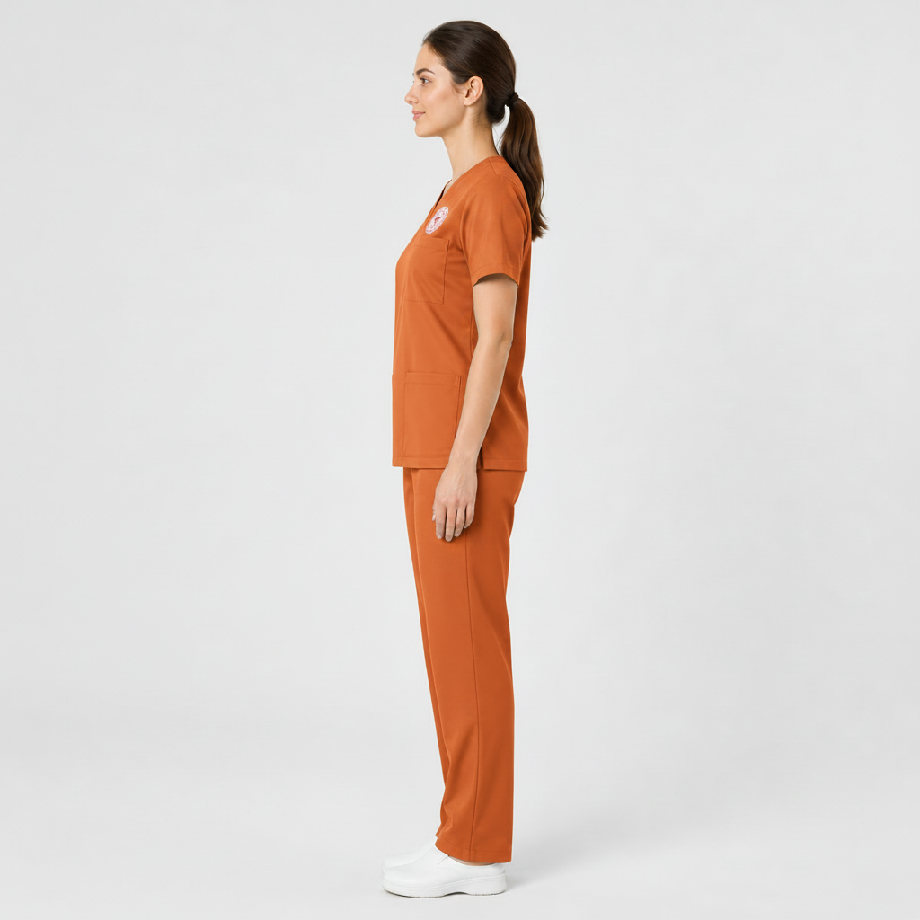 Sebat® 4Stretch™ Klinik Destek Takımı Yan Profil - Orange Ochre Rengi