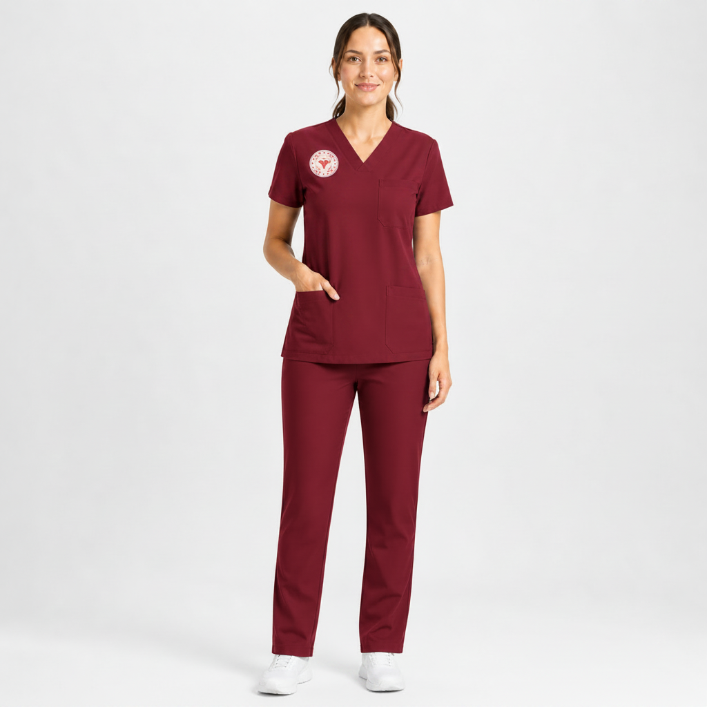 Sebat® 4Stretch™ Klinik Psikolog ve Diyetisyen Forması - Biking Red