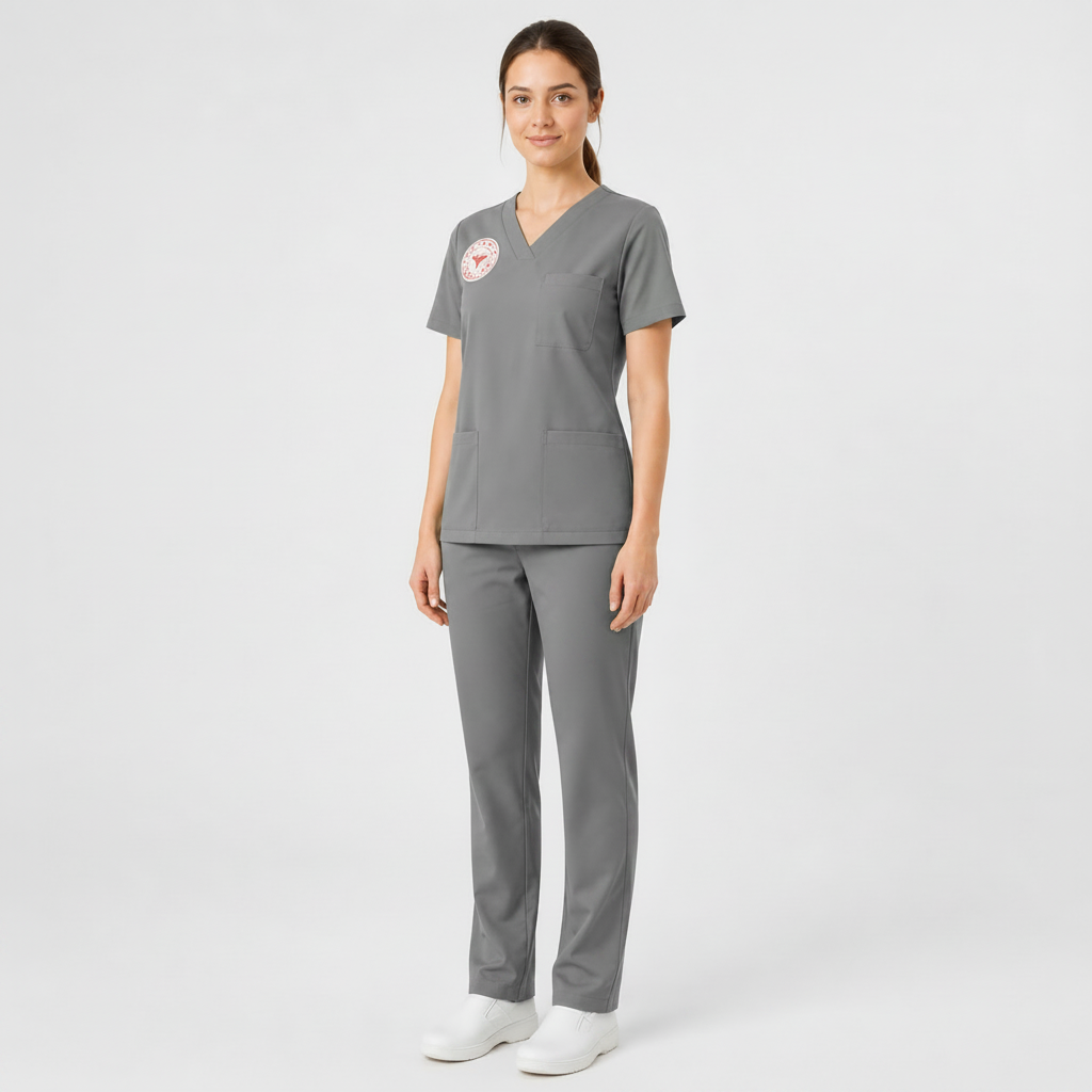 Sebat® 4Stretch™ Gri Teknik Hizmetler Üniforması Açılı Görünüm