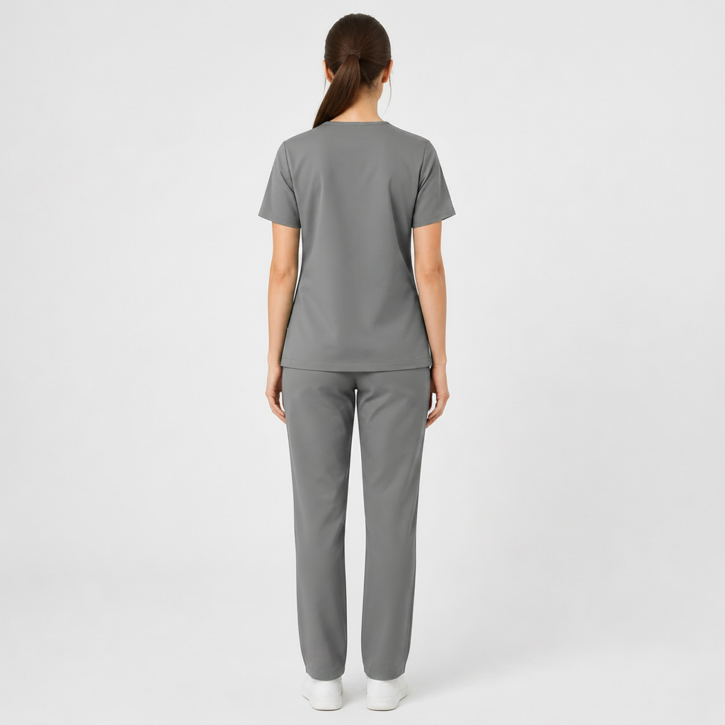 Sebat® 4Stretch™ Teknik Hizmetler Forması Arka Görünüm - Neutral Gray